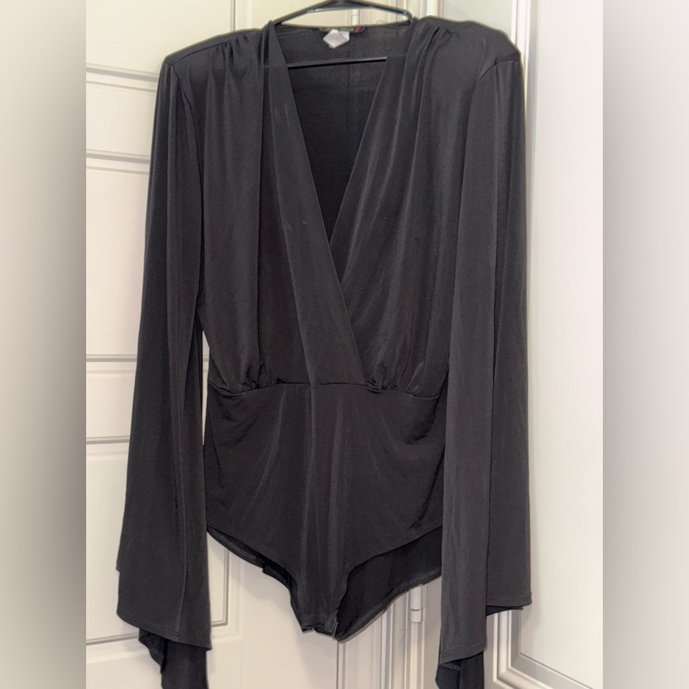 Elegant Black Women's Bodysuit